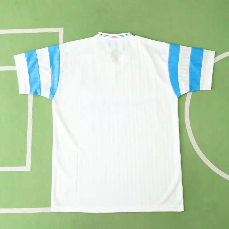 Olympique De Marseille 1990 Season Retro Football Jersey Kit