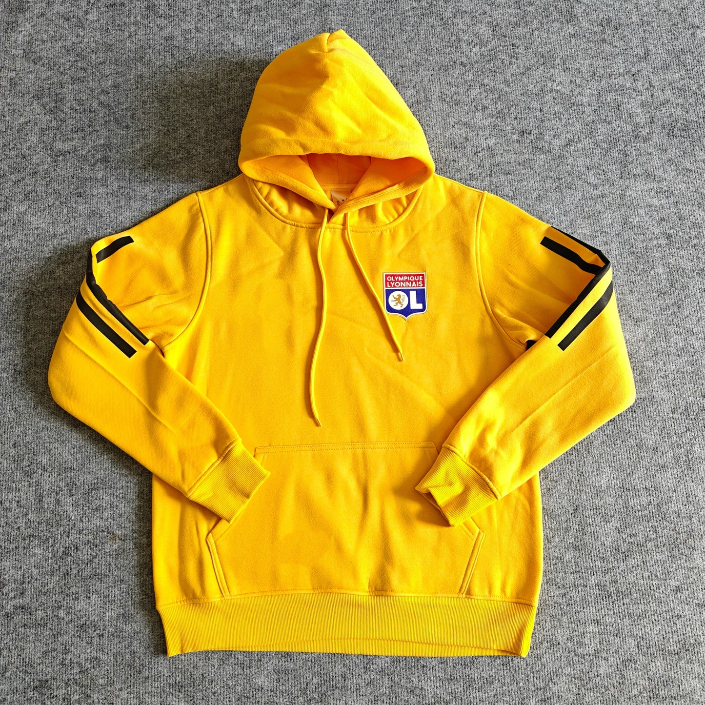 Olympique Lyonnais- Hoodie Winter Fleece- Football Kapuzenpullover Paradise Edition