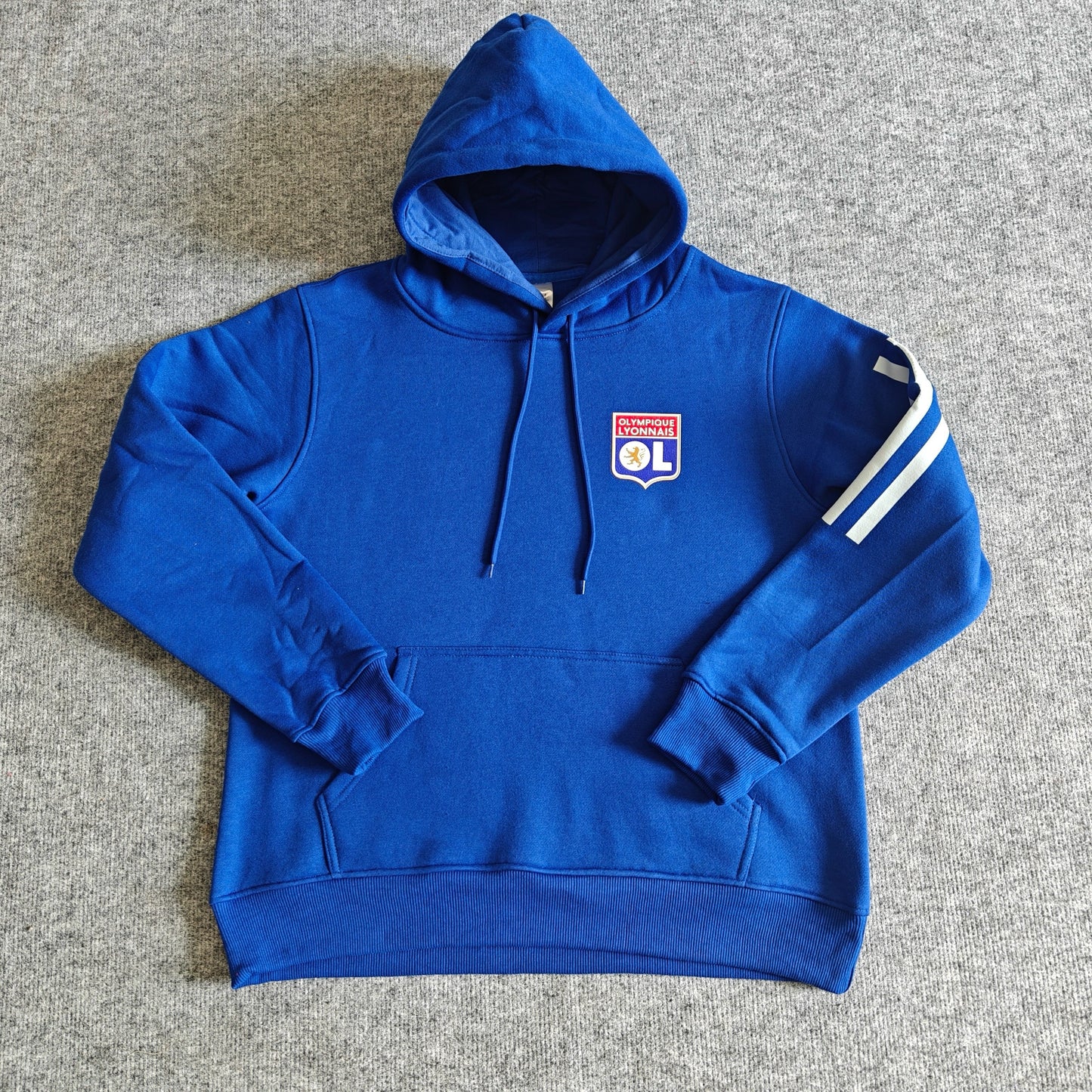 Olympique Lyonnais- Hoodie Winter Fleece- Football Kapuzenpullover Paradise Edition