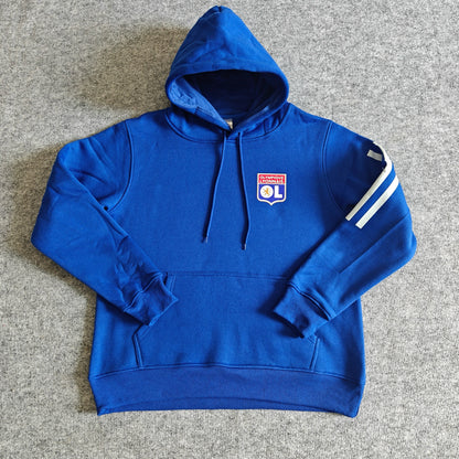 Olympique Lyonnais- Hoodie Winter Fleece- Football Kapuzenpullover Paradise Edition