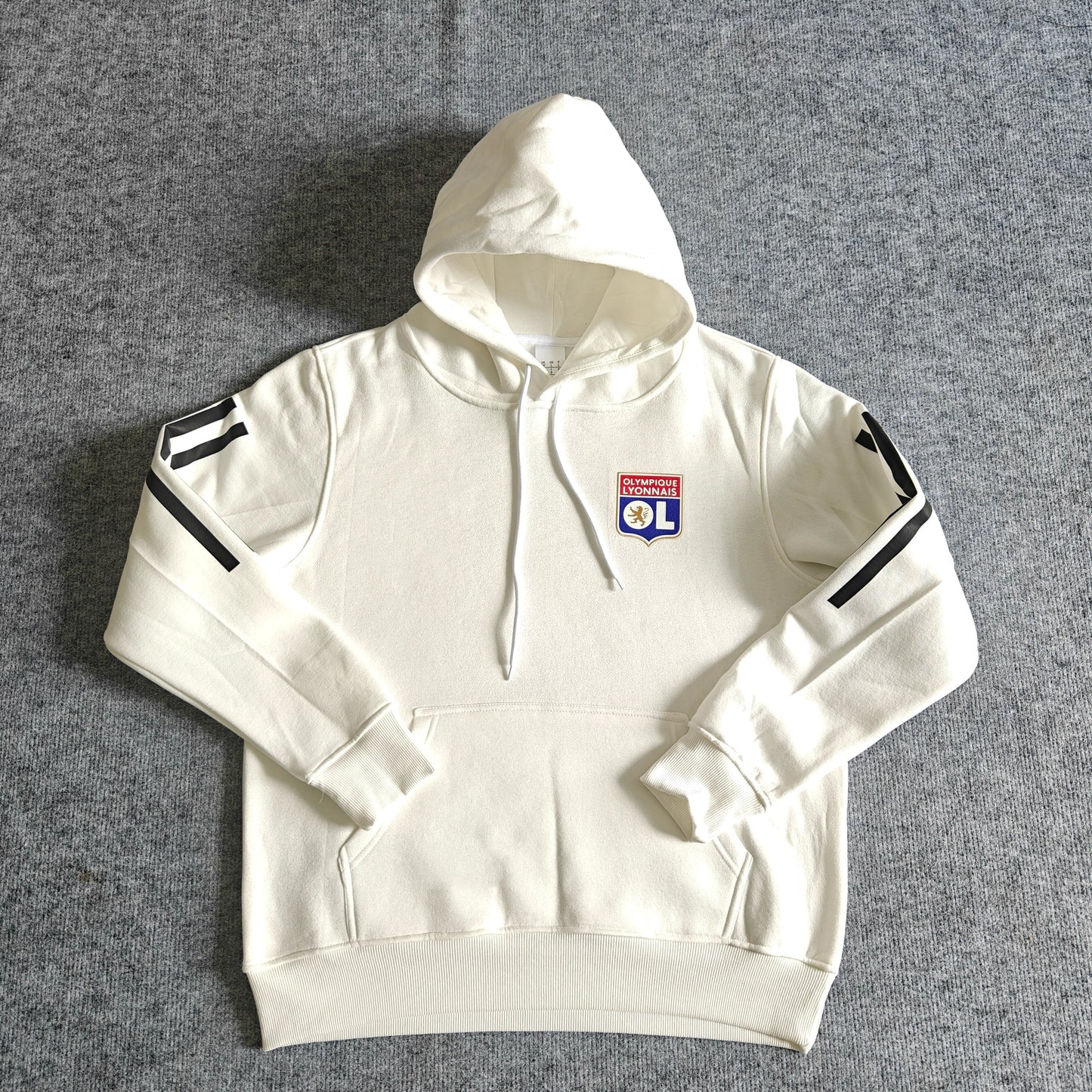 Olympique Lyonnais- Hoodie Winter Fleece- Football Kapuzenpullover Paradise Edition