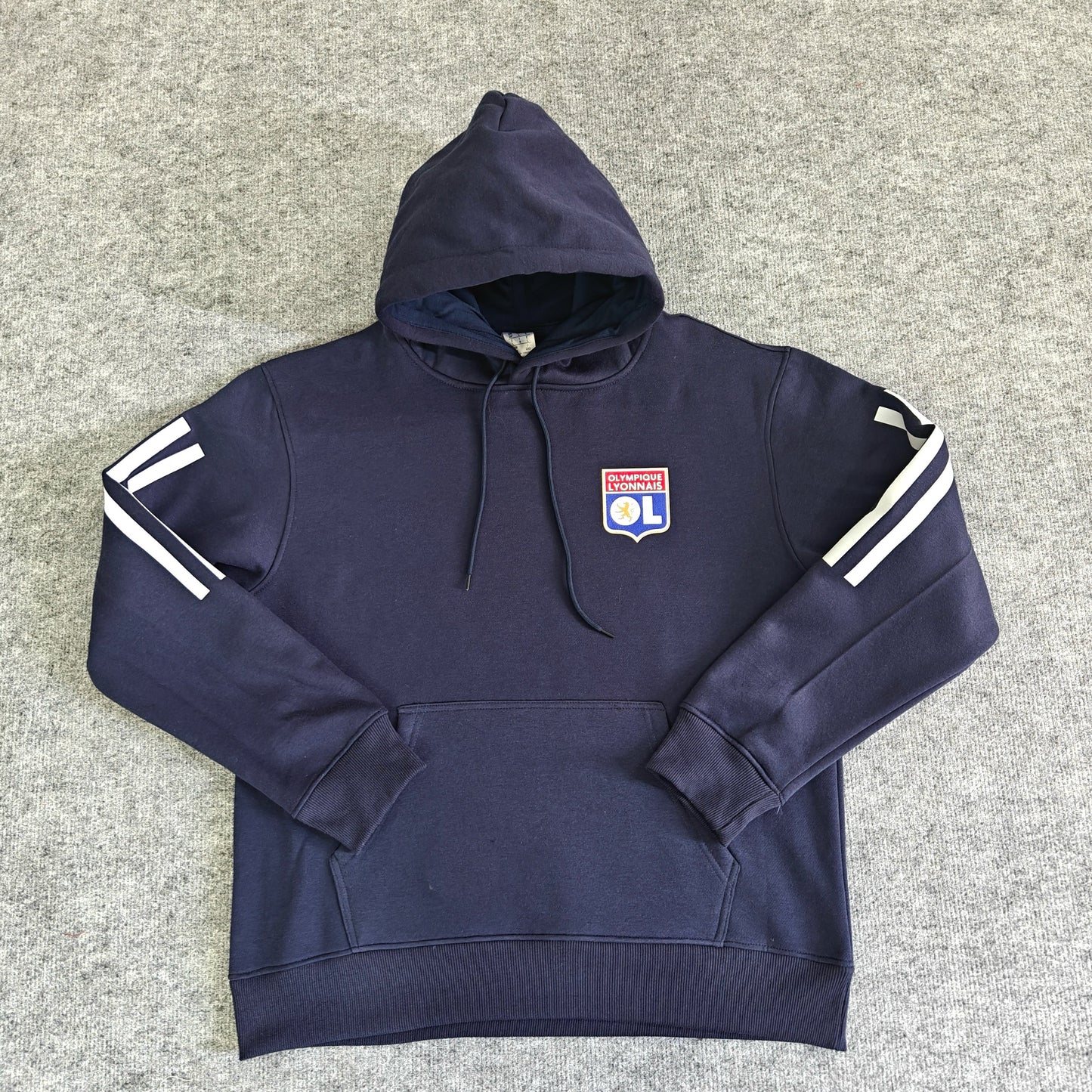 Olympique Lyonnais- Hoodie Winter Fleece- Football Kapuzenpullover Paradise Edition