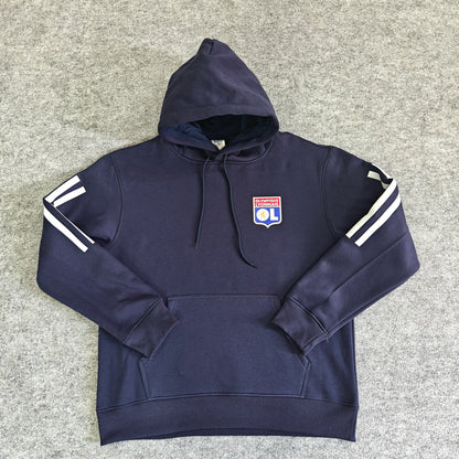 Olympique Lyonnais- Hoodie Winter Fleece- Football Kapuzenpullover Paradise Edition