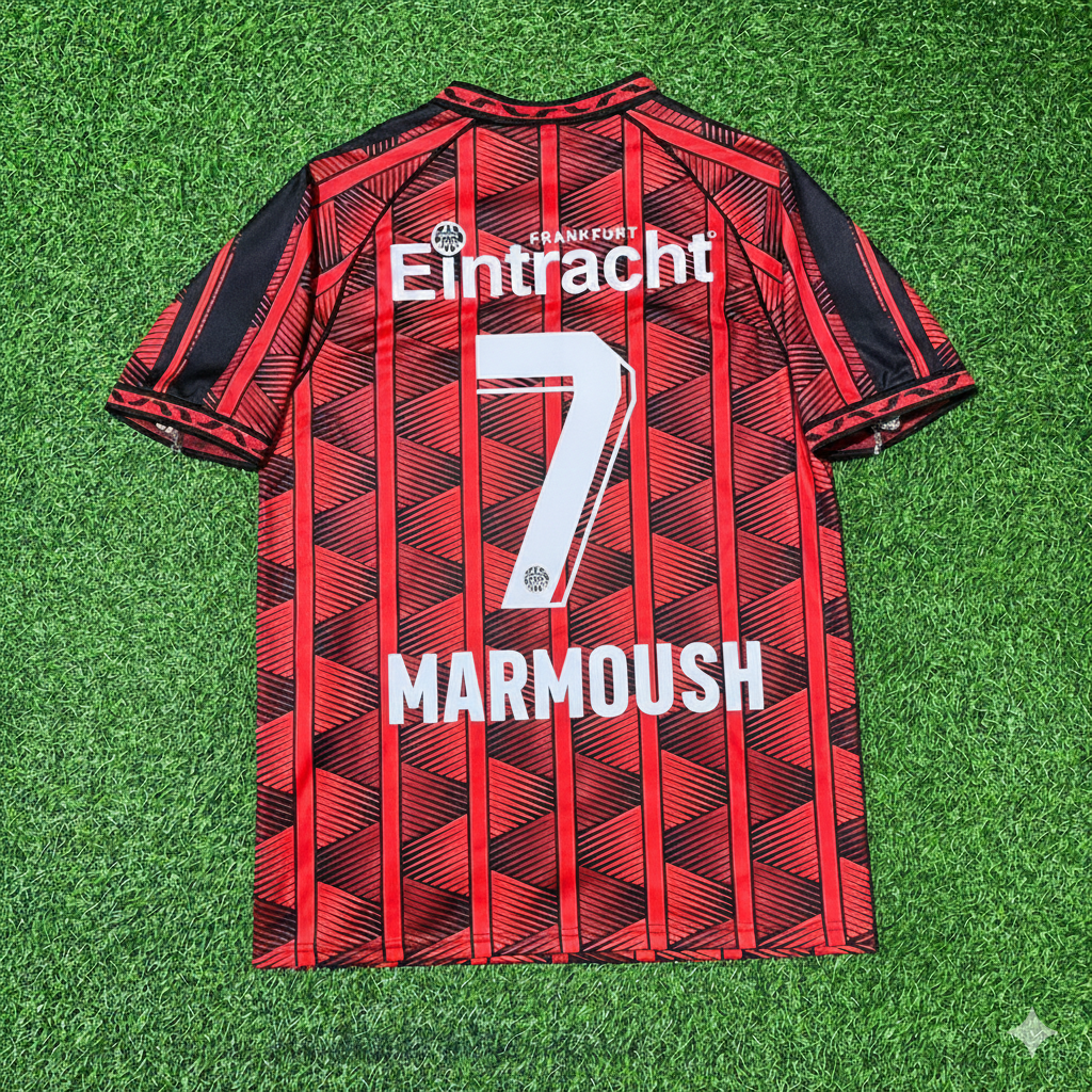 Omar Marmoush 7- Eintracht Frankfurt Retro Fußballtrikot Jersey