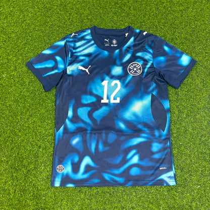 Paraguay World Cup 2026 Orlando Gill Black Football Jersey Shirt