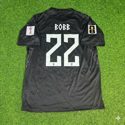 Norway World Cup 2026 Oscar Bobb #22 Black Away Football Jersey