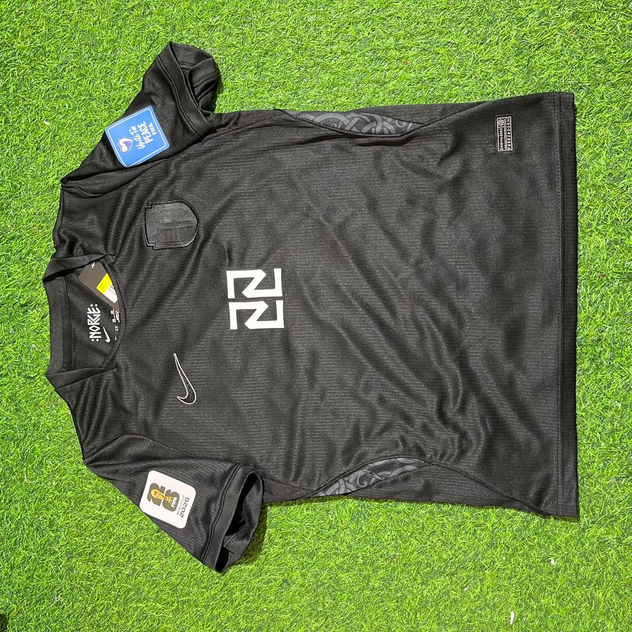 Norway World Cup 2026 Oscar Bobb #22 Away Black Kids Football Jersey