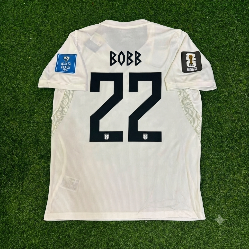 Norway World Cup 2026 Oscar Bobb #22 White Football Jersey