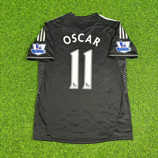 Oscar Chelsea 2013/14 Black Retro Football Jersey Kit