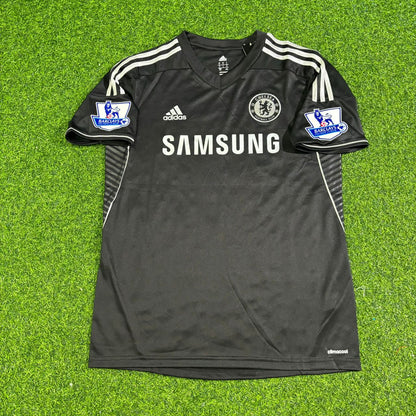 Oscar Chelsea 2013/14 Black Retro Football Jersey Kit
