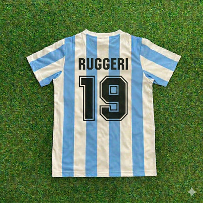 Oscar Ruggeri 19- Argentina 1986 Home Retro Football Jersey Collection