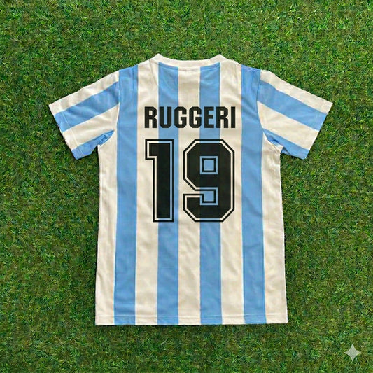 Oscar Ruggeri 19- Argentina 1986 Home Retro Football Jersey Collection