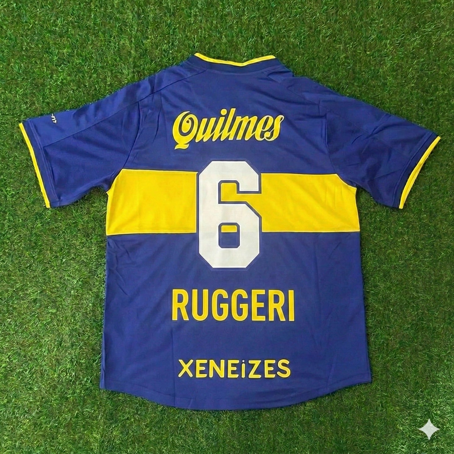 Oscar Ruggeri Boca Juniors Retro Football Jersey Kit