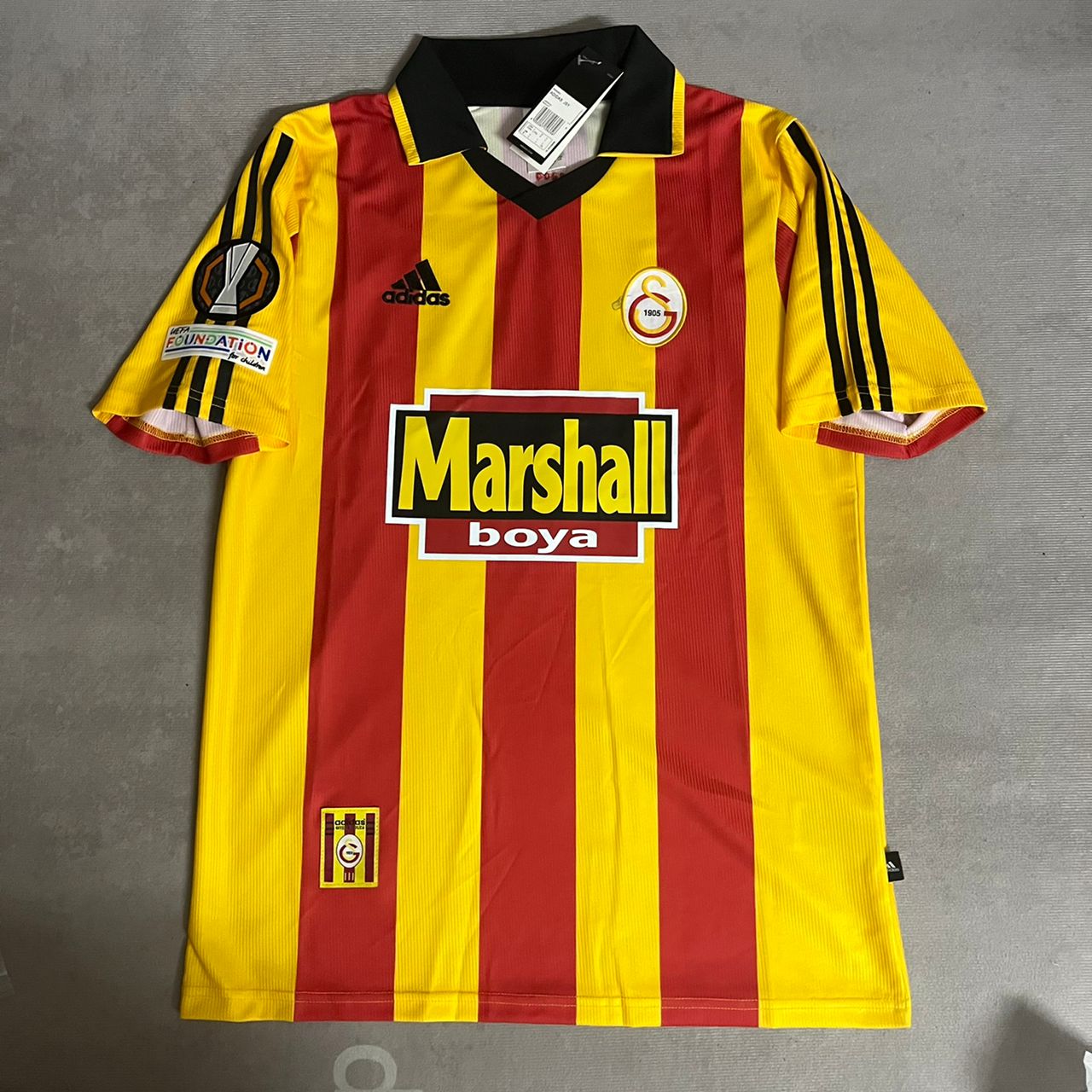 Viktor Osimhen Galatasaray UEFA 2000 Retro Nostalji Formasi Football Home Football Jersey