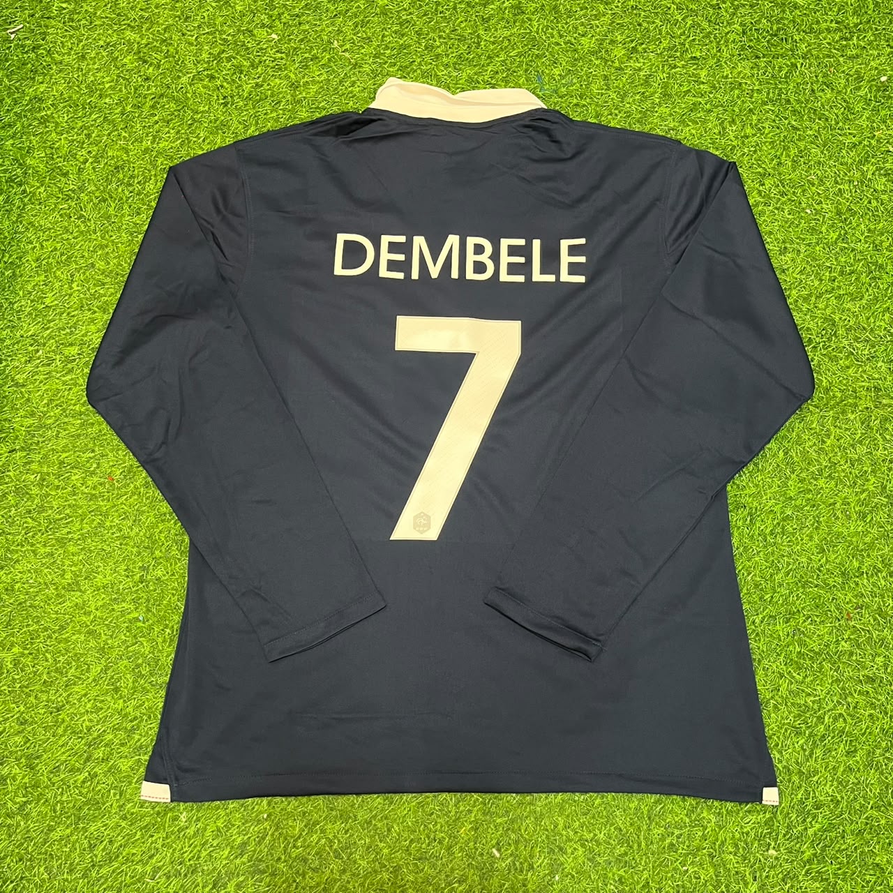 Ousmane Dembele #7 France Long Sleeve Football Jersey