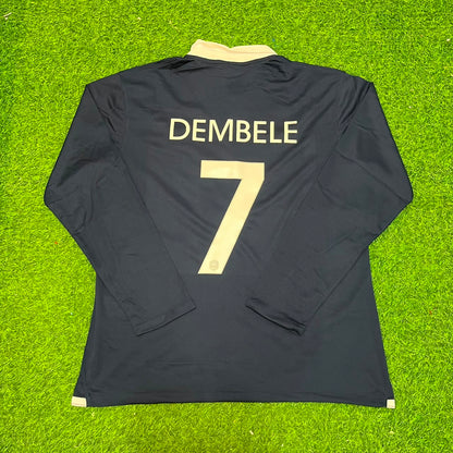 Ousmane Dembele #7 France Long Sleeve Football Jersey