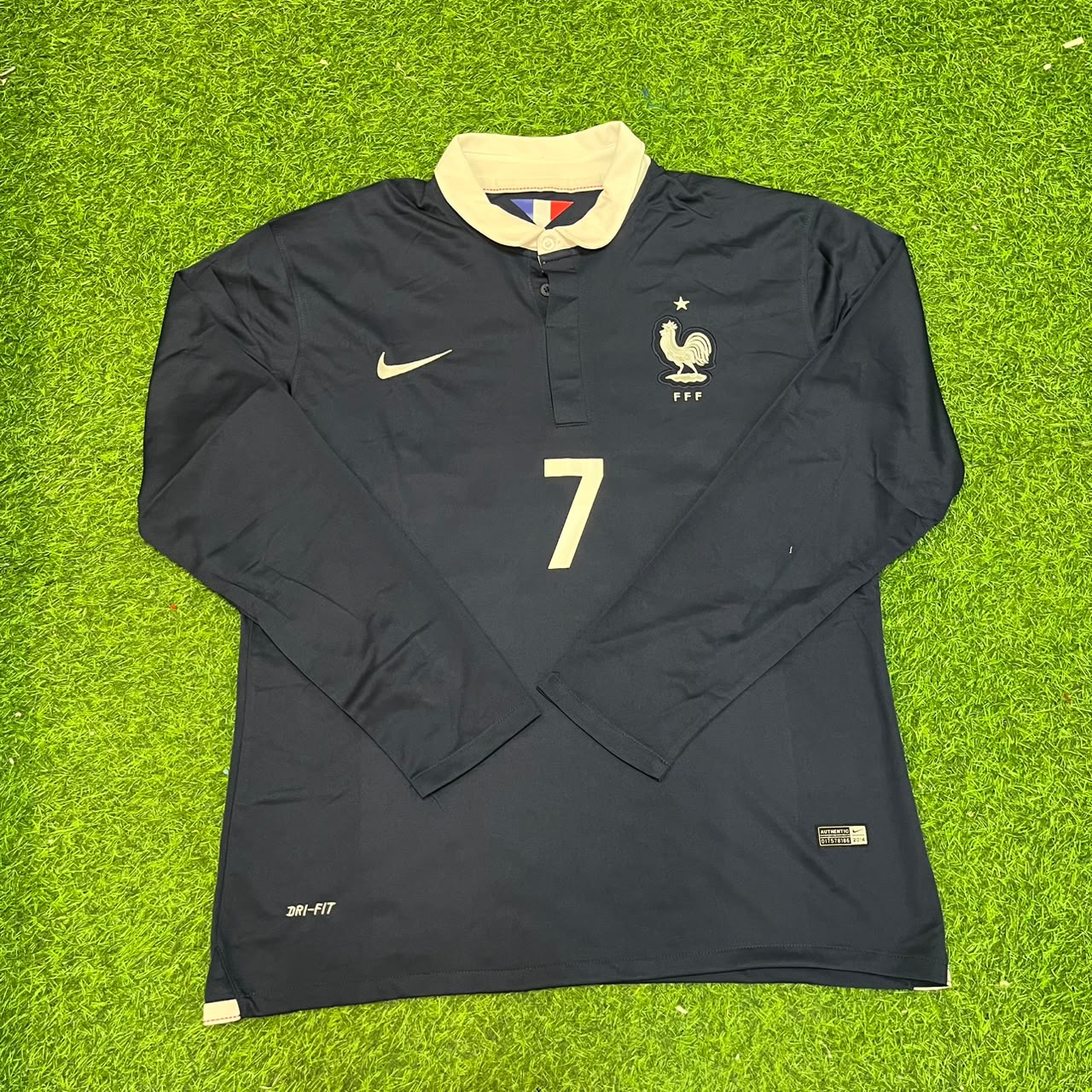 Ousmane Dembele #7 France Long Sleeve Football Jersey