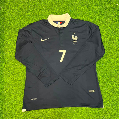 Ousmane Dembele #7 France Long Sleeve Football Jersey