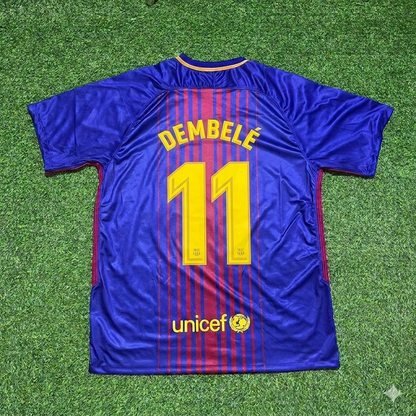 Ousmane Dembele 11- Barcelona 2017/2018 Season Football Jersey Kit