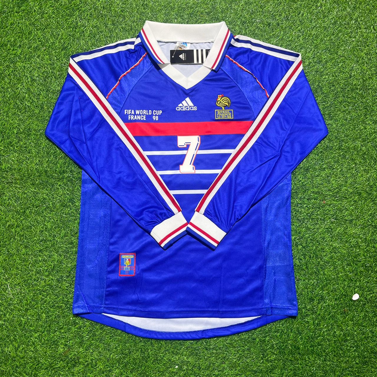 Ousmane Dembele France World Cup Retro Long Sleeve Football Jersey Kit