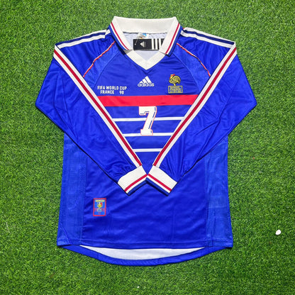 Ousmane Dembele France World Cup Retro Long Sleeve Football Jersey Kit