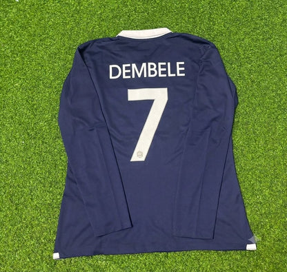 Ousmane Dembele #7 France Long Sleeve Football Jersey