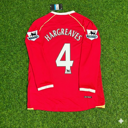 Owen Hargreaves Manchester United 2006-2007 Red Football Jersey