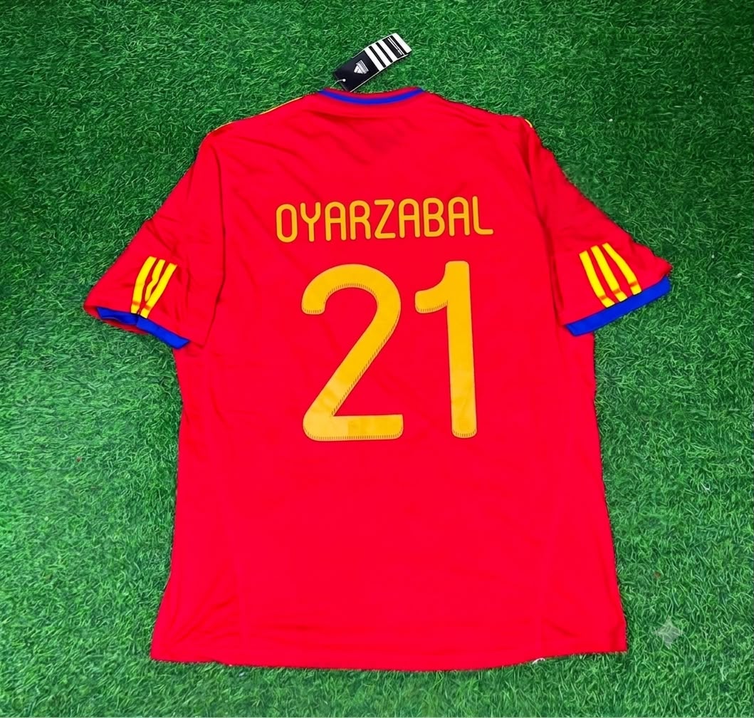 Mikel Oyarzabal - Spain Commemorative Retro Football Jersey Kit