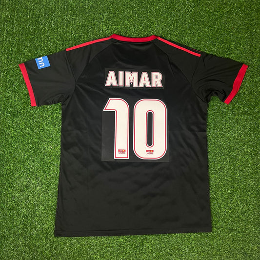 Pablo Aimar 10 – Benfica 2009/2010 Away Black Retro Kit Jersey Trikot Maillot