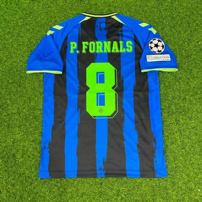Real Betis 2027 Pablo Fornals #8 Third Champions League Patch Football Jersey