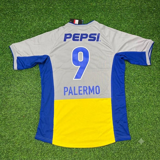 Martin Palermo Boca Juniors Away Retro Football Jersey Kit