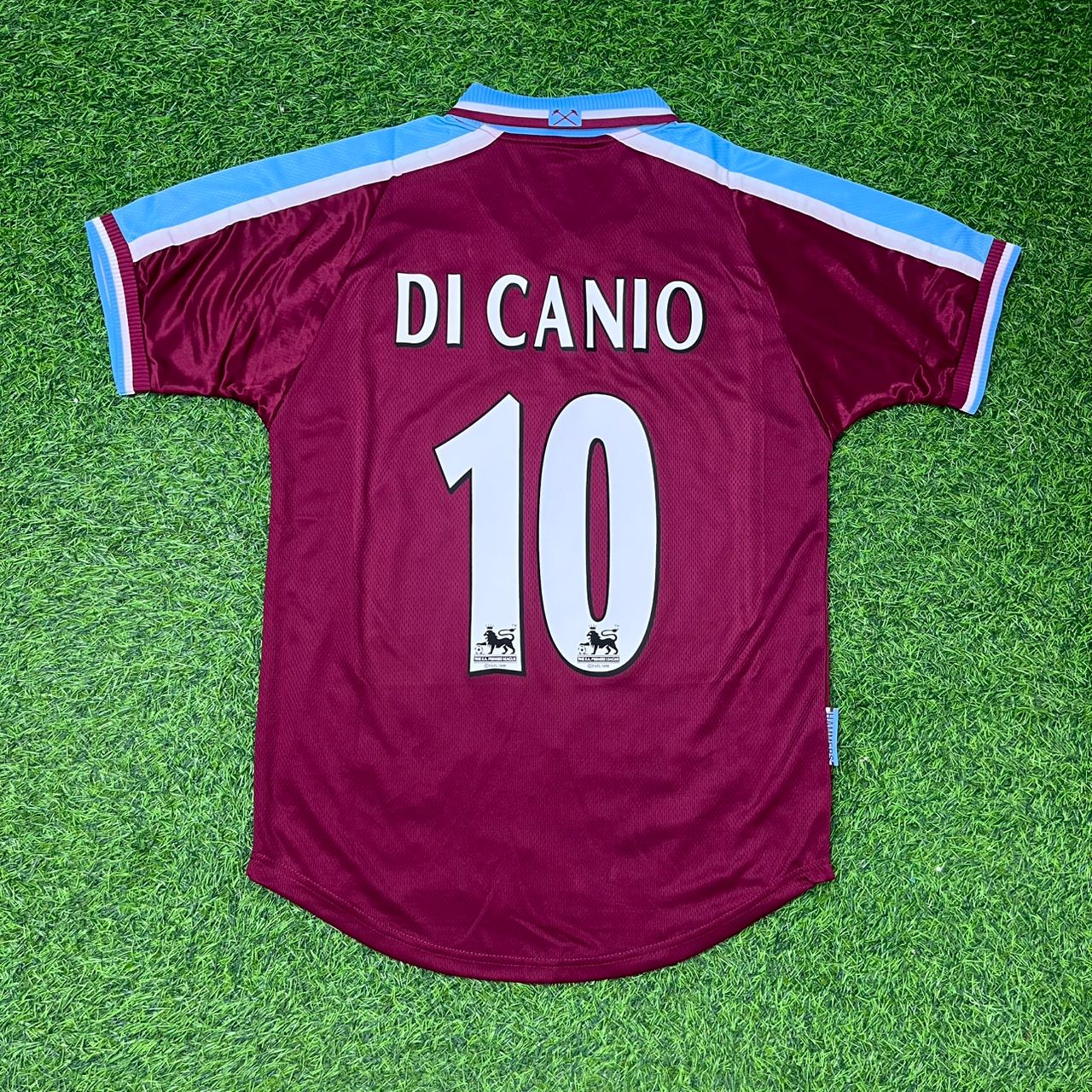 Paolo Di Canio #10 West Ham 1999-2000 Home Retro Football Jersey Kit