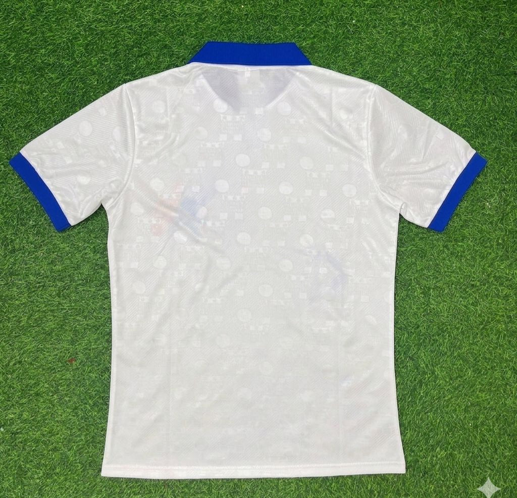 Italy World Cup 1994 White Retro Football Jersey