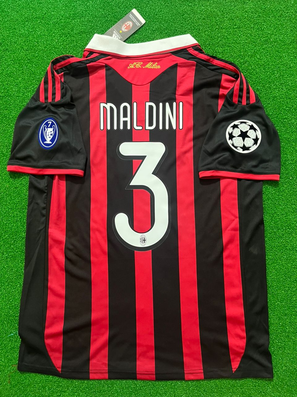 Paolo Maldini #3 - AC Milan 2009 2010 Football Jersey Kit