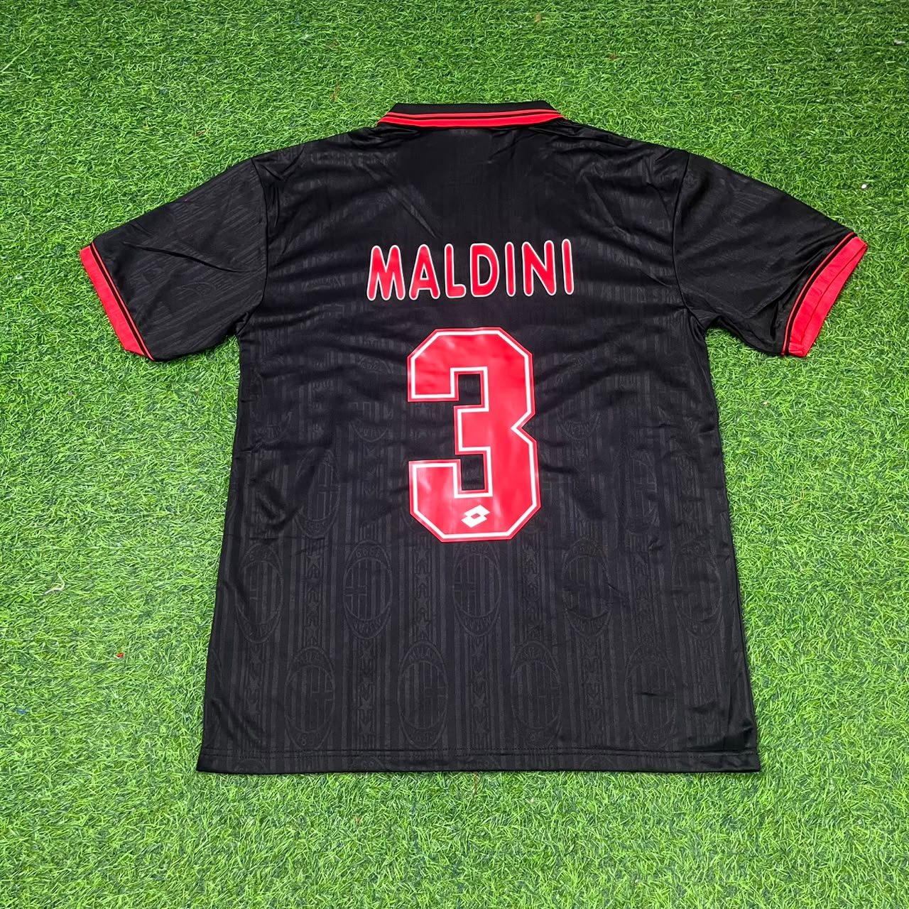 Paolo Maldini AC Milan 1997-1998 Retro Football Jersey Kit