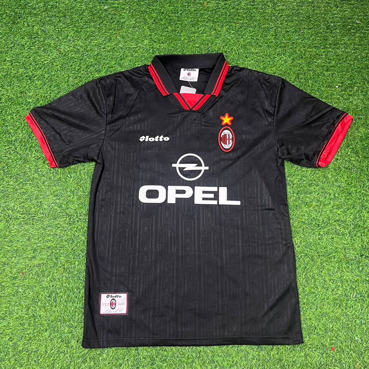 Paolo Maldini AC Milan 1997-1998 Retro Football Jersey Kit