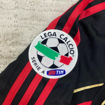 Paolo Maldini AC Milan 2006 2007 Retro Kids Soccer Kids Football Jersey Kit