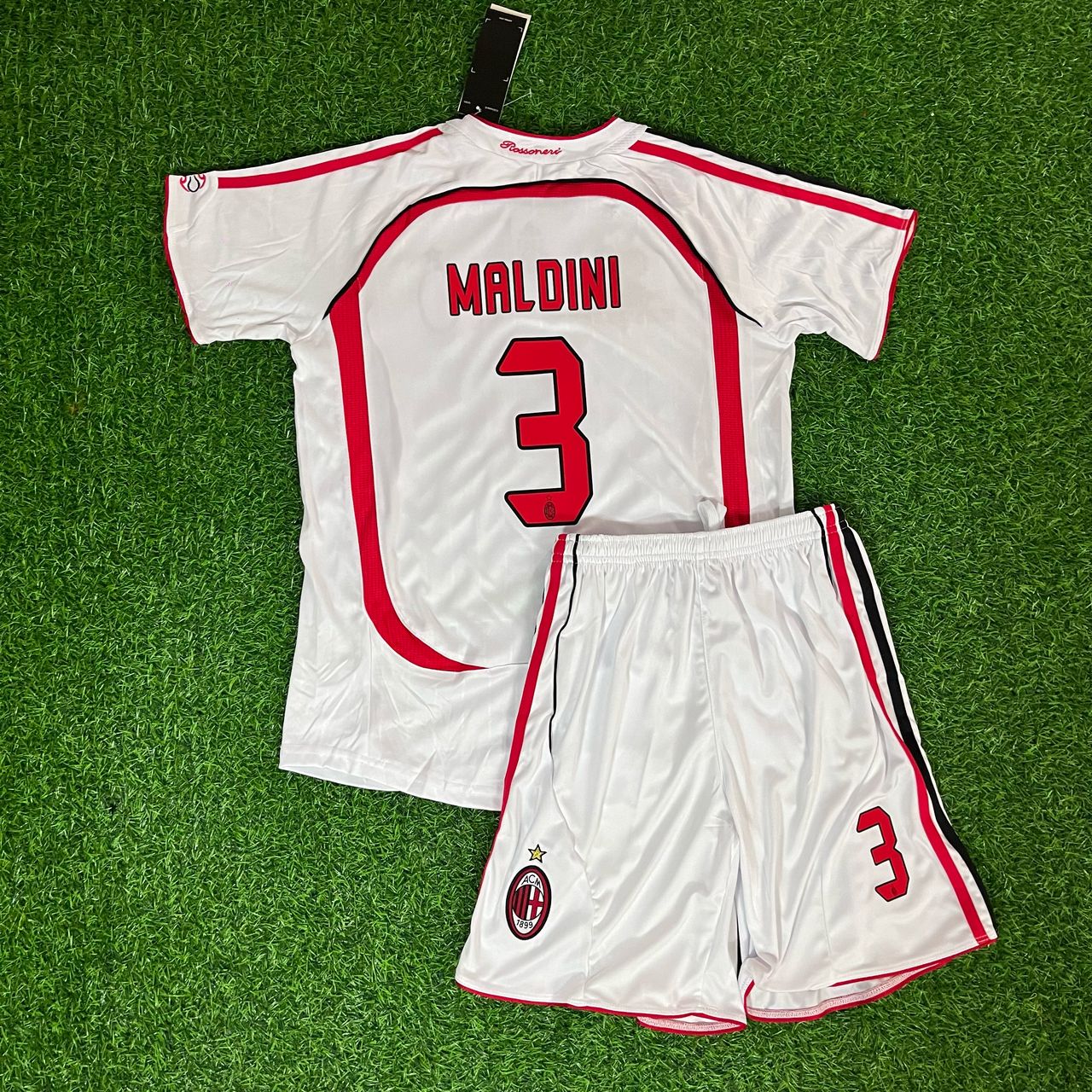 Paolo Maldini – AC Milan 2007 Champions League Final Jersey – | Kindertrikot | Maillot Enfant