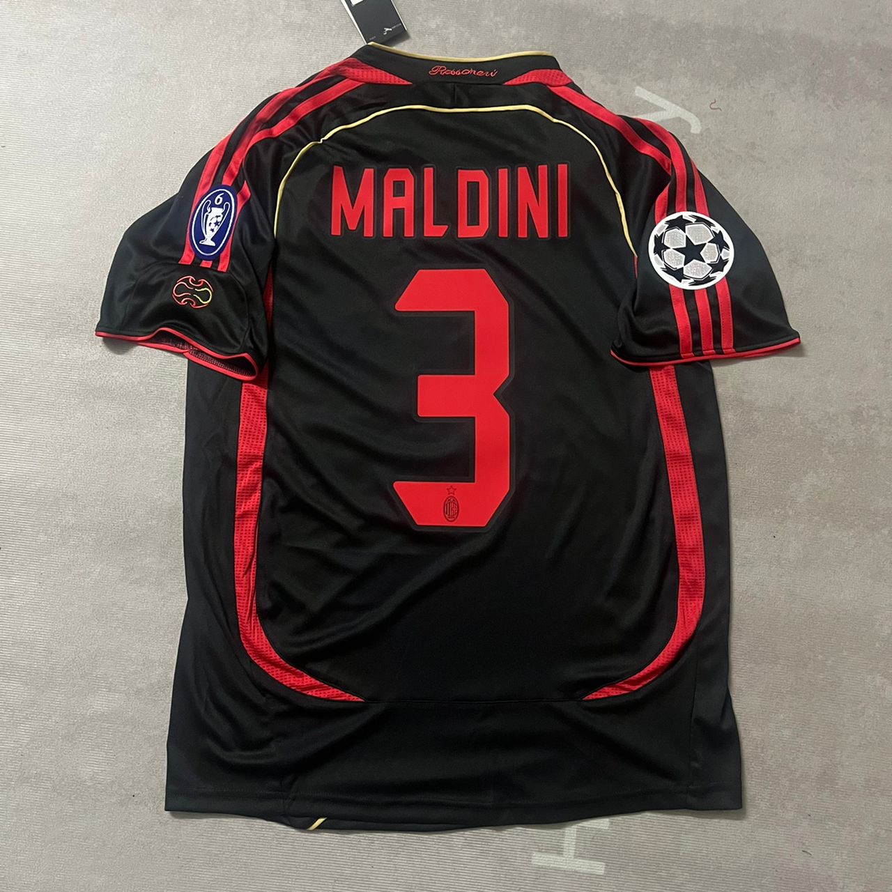 Paolo Maldini 3 - AC Milan 2006 - 2007 Retro Football Jersey Kit
