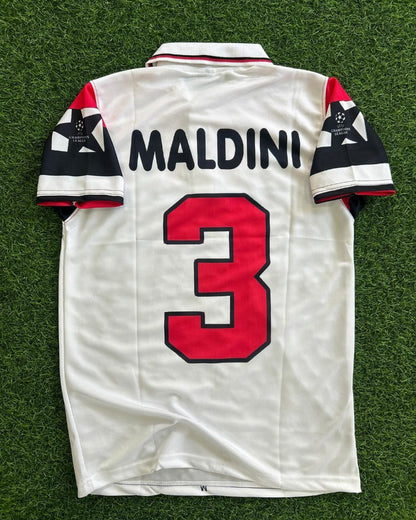 Paolo Maldini AC Milan Retro Football Jersey Kit