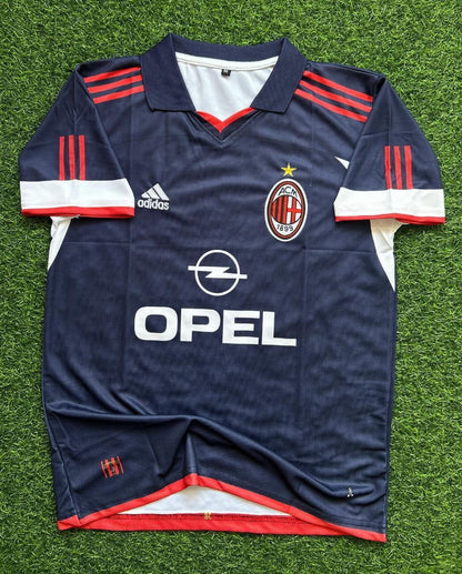 Paolo Maldini AC Milan Retro Football Jersey Kit