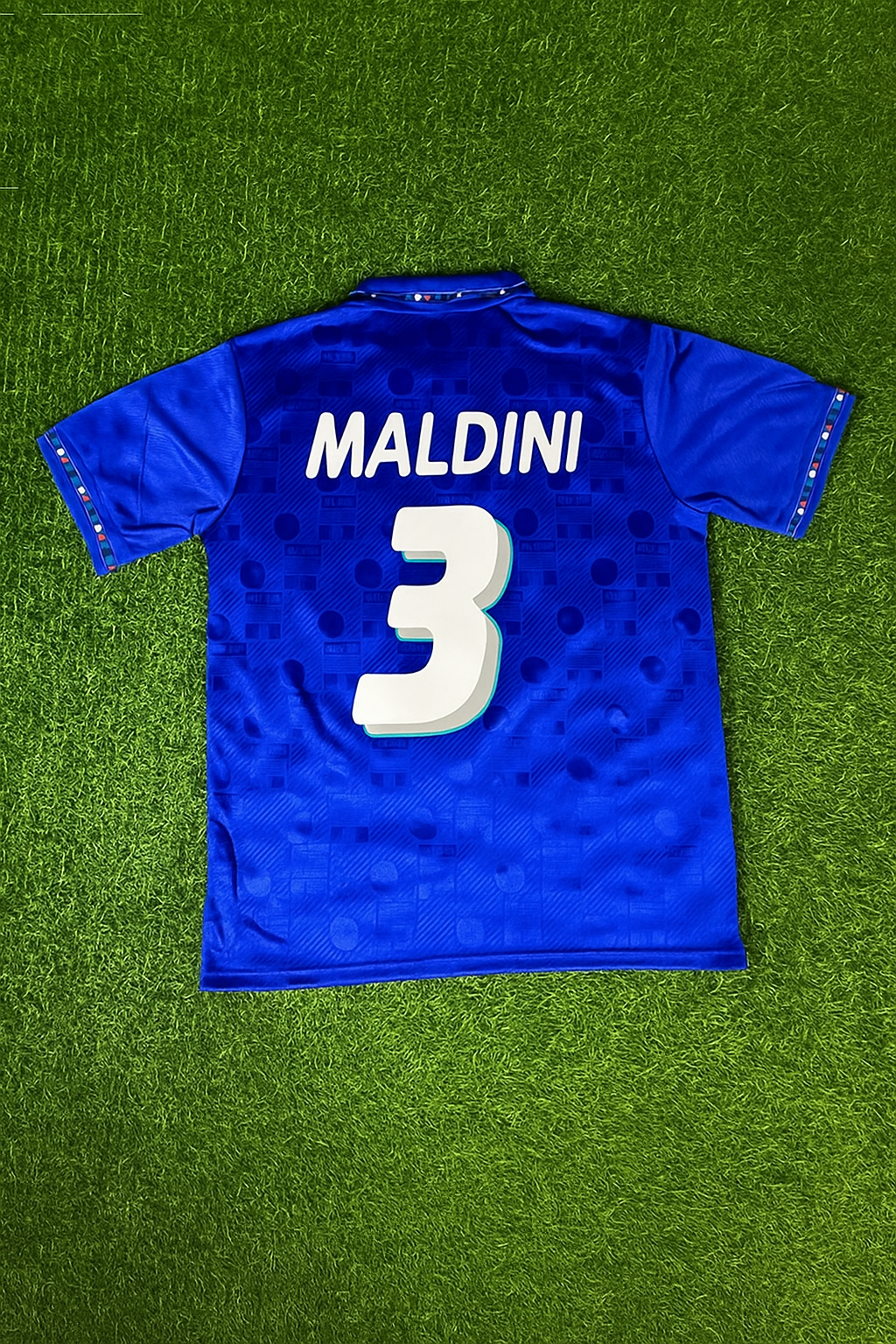 Italy World Cup 1994 Paolo Maldini Retro Football Jersey