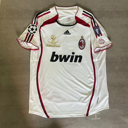 Paolo Maldini Milan 2007 Final Athene Champions League Final Retro Football Jersey Kit