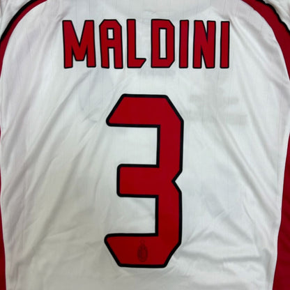Paolo Maldini Milan 2007 Final Athene Champions League Final Retro Football Jersey Kit