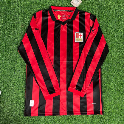 Paolo Maldini 3 - Milan Commemorative Red Black Football Jersey Kit