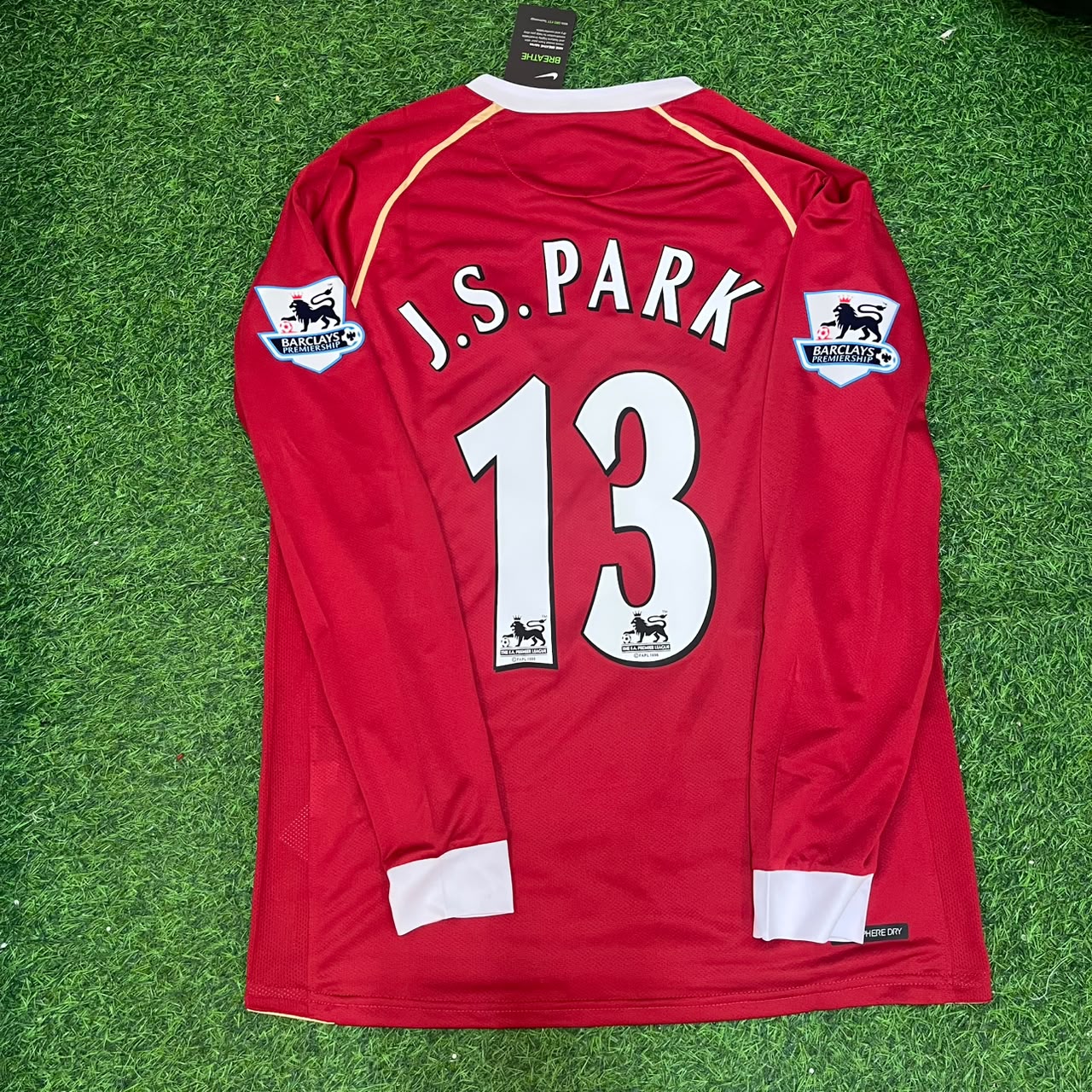 Park-Ji Sung Manchester United 2006-2007 Red Football Jersey