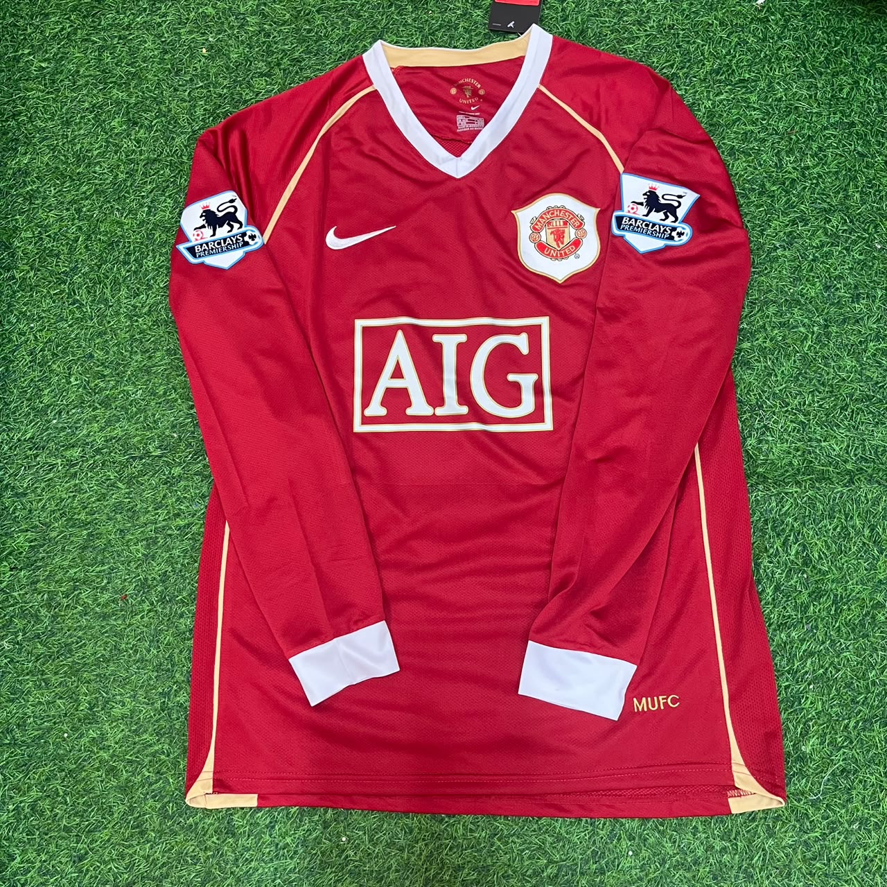 Park-Ji Sung Manchester United 2006-2007 Red Football Jersey