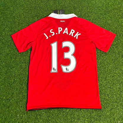 Park-Ji Sung Manchester United 2010/2011 Retro Home Football Jersey Kit