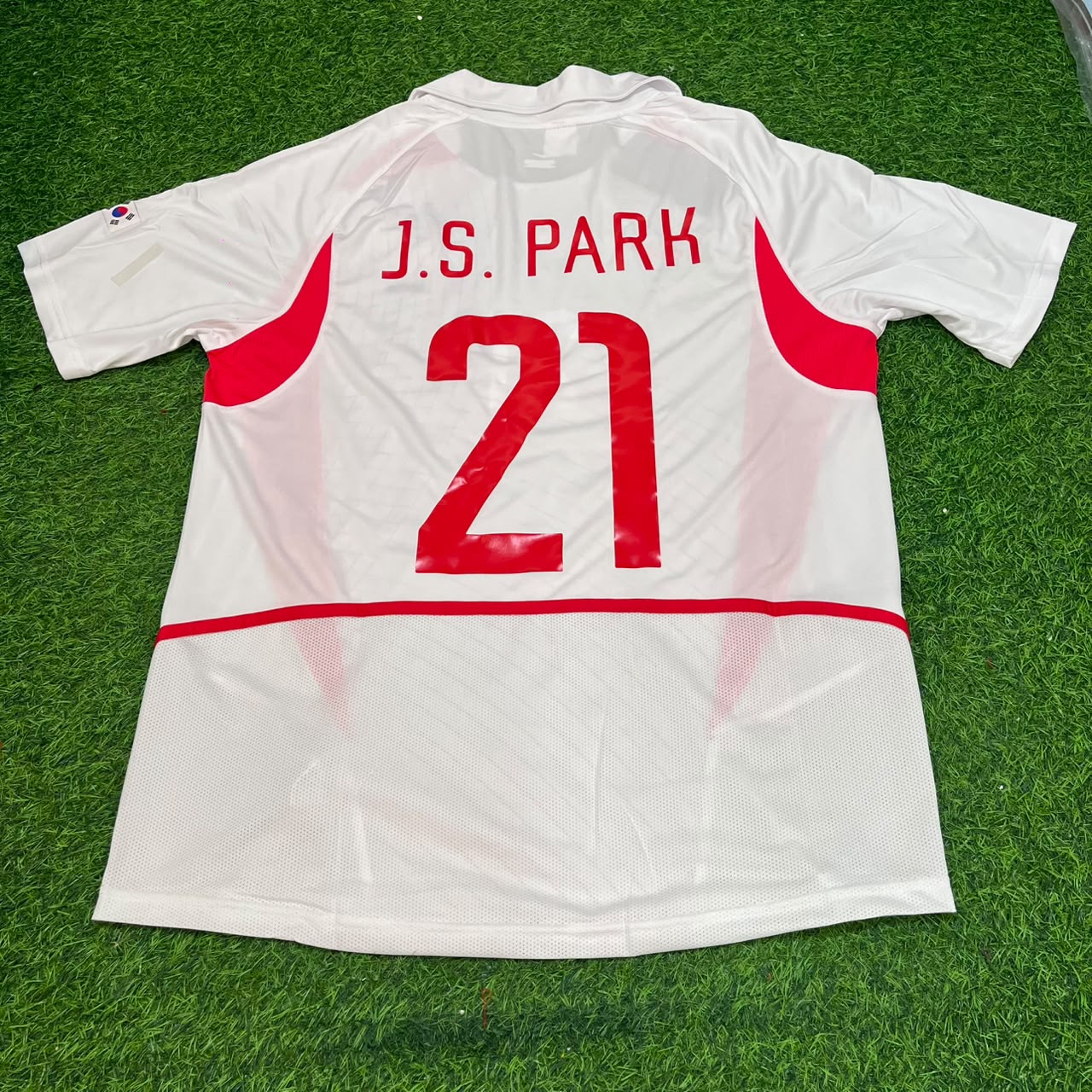 South Korea World Cup 2002 Park Ji-sung Football Jersey