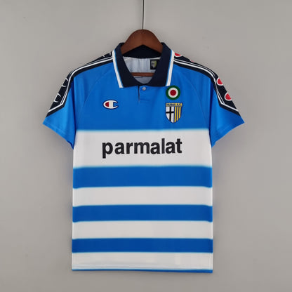 Parma 1999/2000 Blue Retro Football Jersey